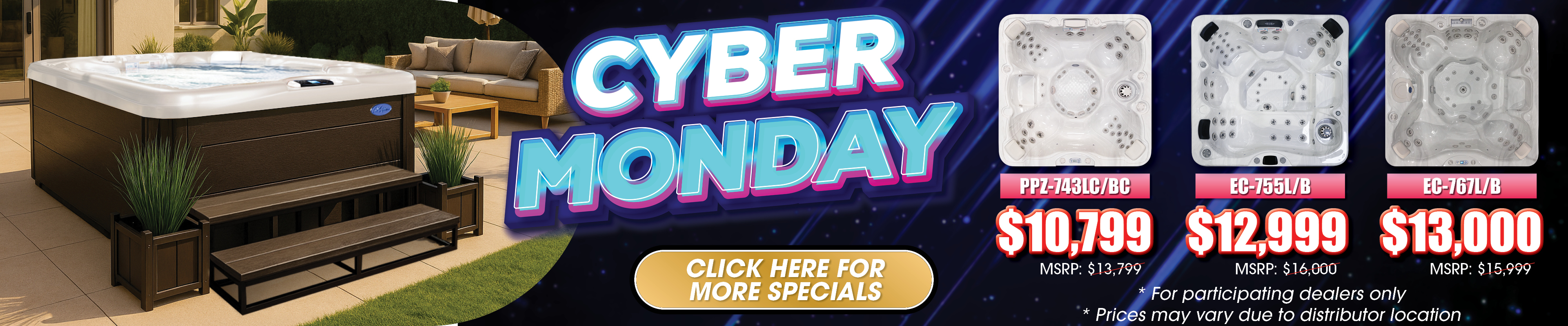 Calspas hot tub being used in a family setting - San Jose