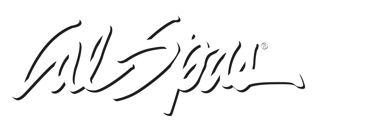 Calspas White logo hot tubs spas for sale San Jose